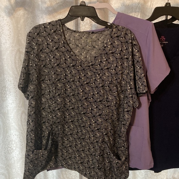 Scrubs 6 pieces will not separate set 2xL Natural Uniform one Koi Xl - Picture 11 of 11